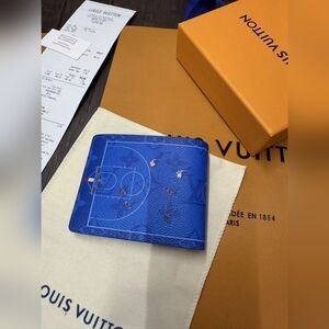 Louis Vuitton Blue Slender Wallet